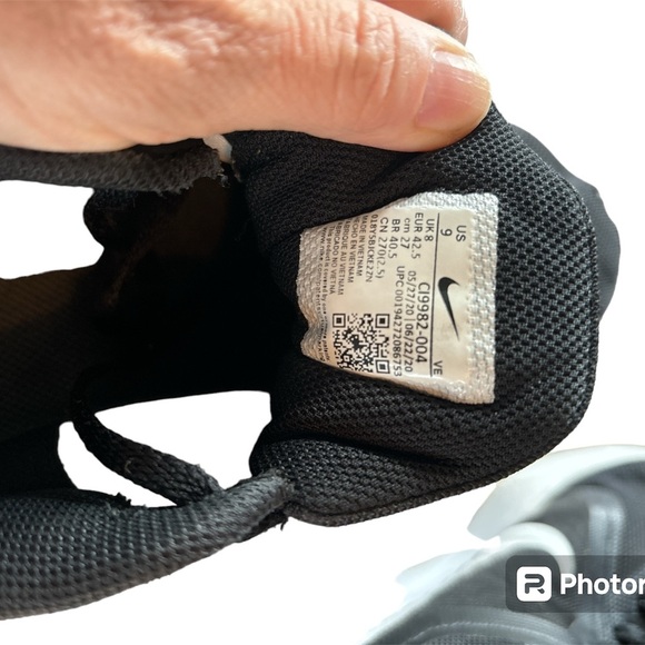 Nike Mens Downshifter Black Running Shoes Sneakers - Picture 6 of 7